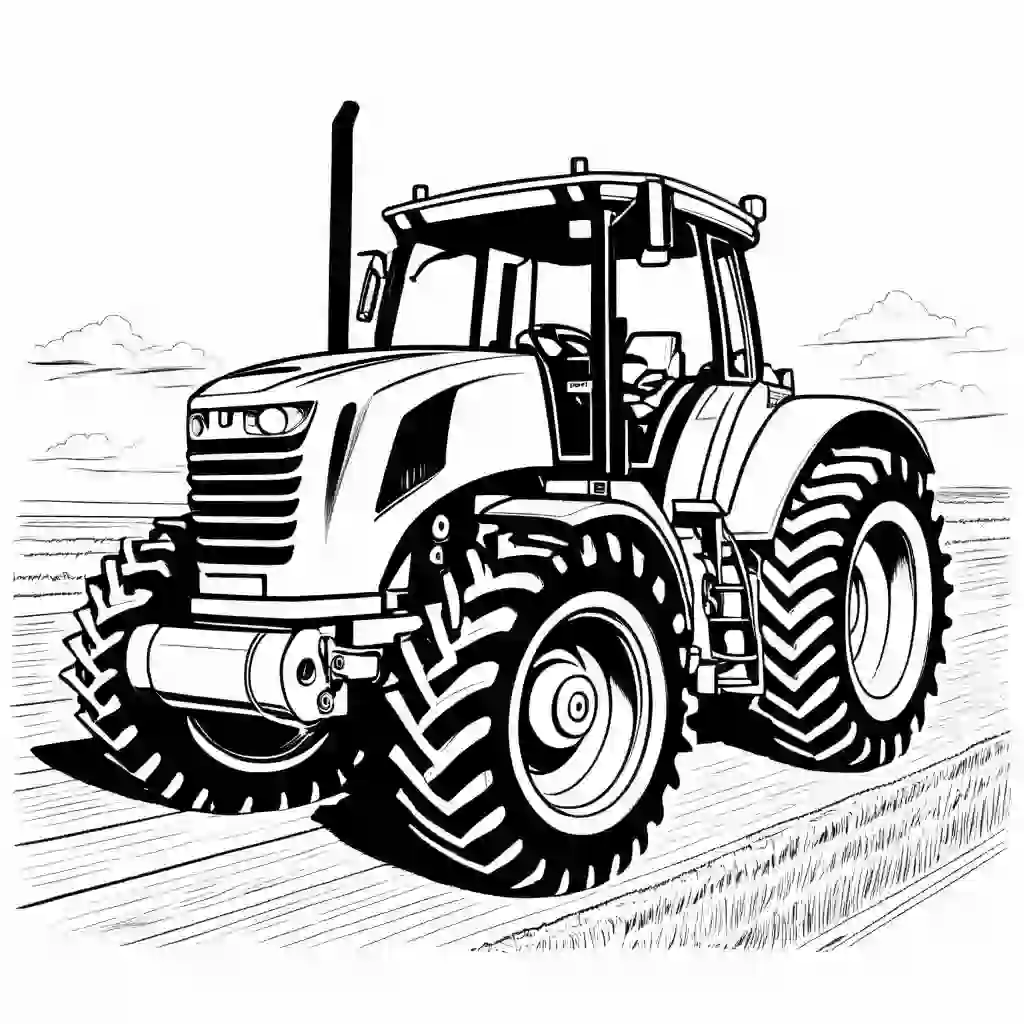 Rotary Tillers coloring pages